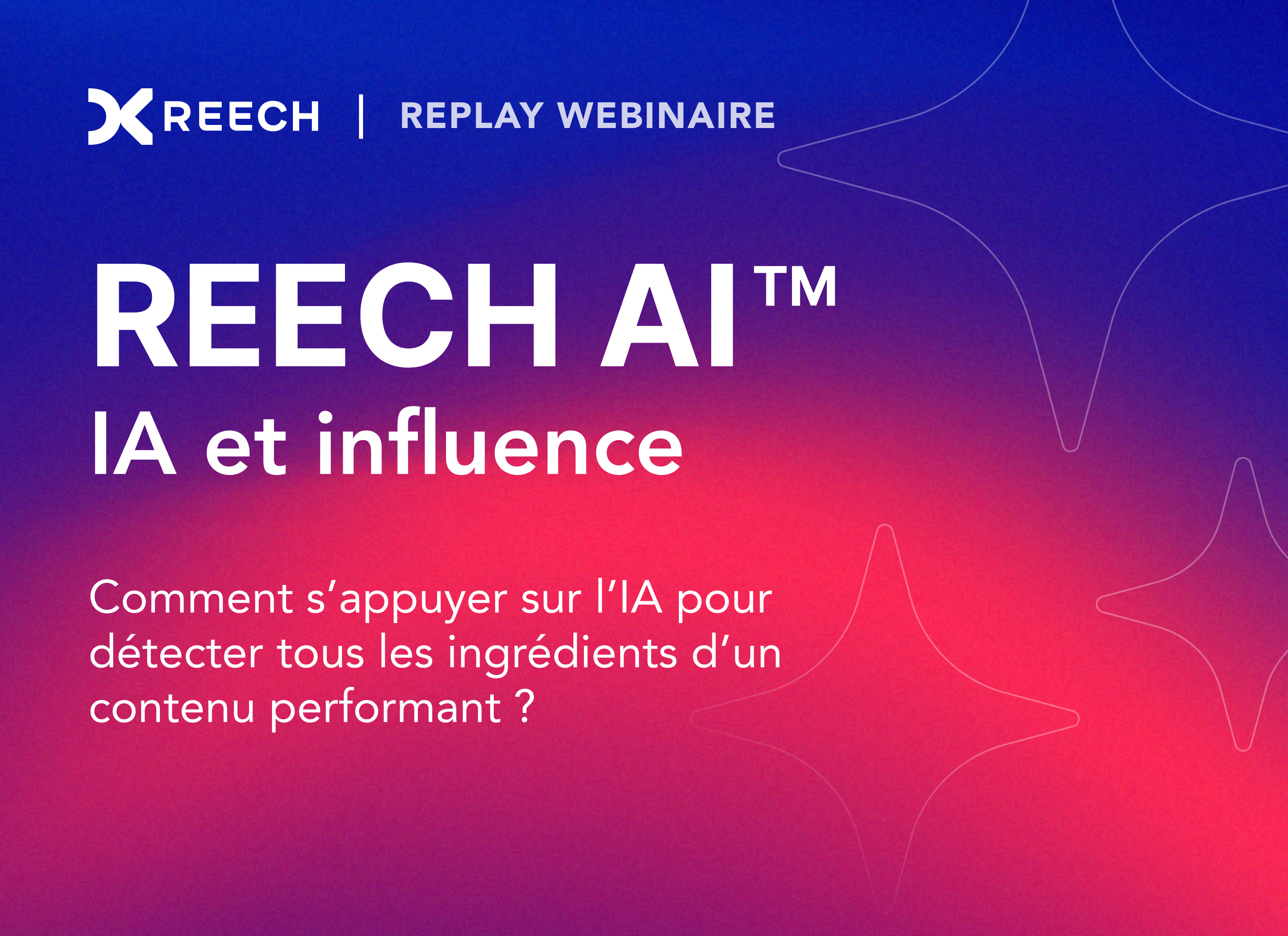 Reech - Visuel LP Reech AI - Replay Webinaire