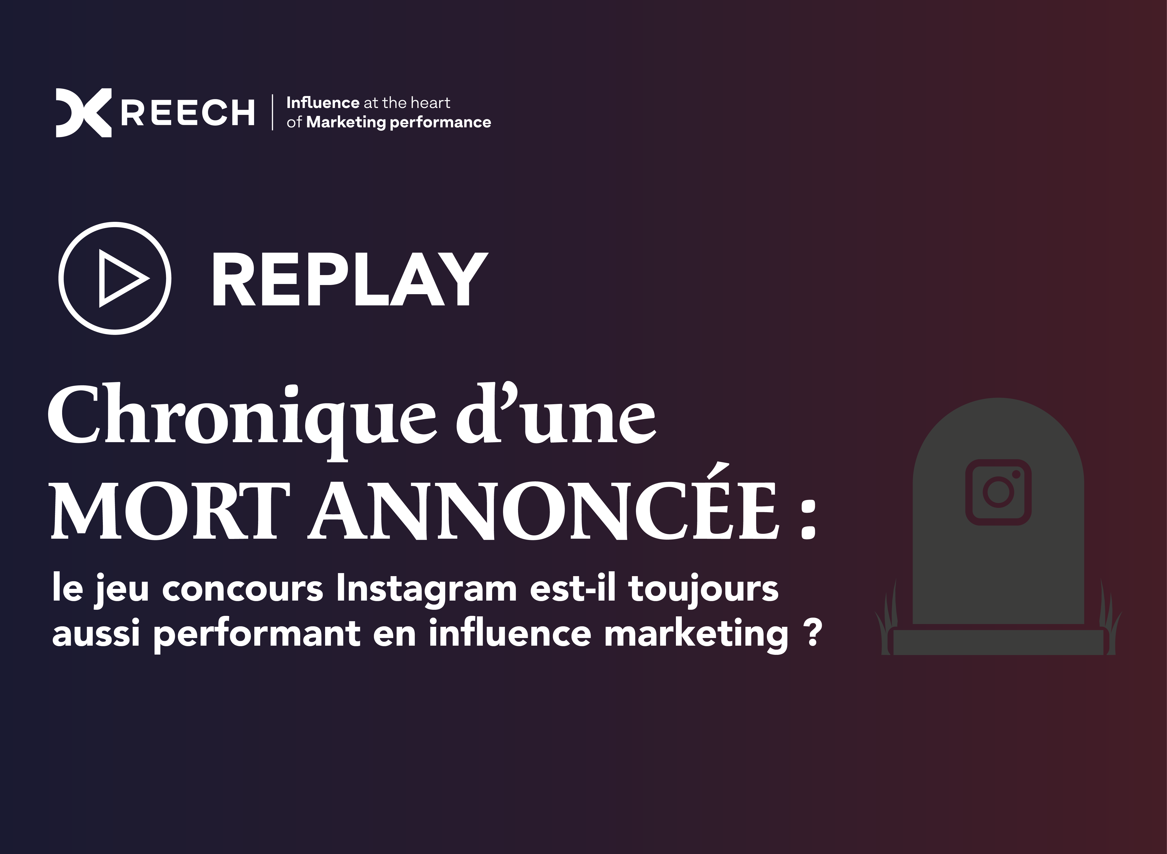 Replay webinaire Jeux Concours | Reech